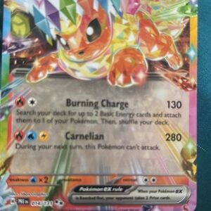 Pokémon rare Card Orange Key & Card Holder